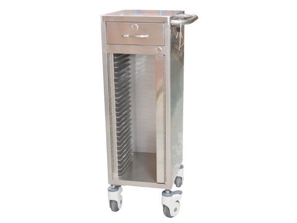 全不锈钢20-30格病历夹车