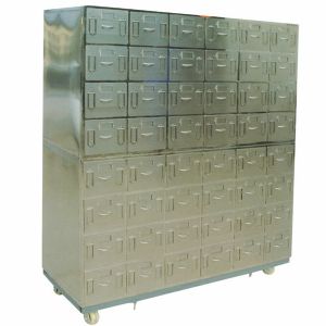 全不锈钢中药柜（48屉、厚面）